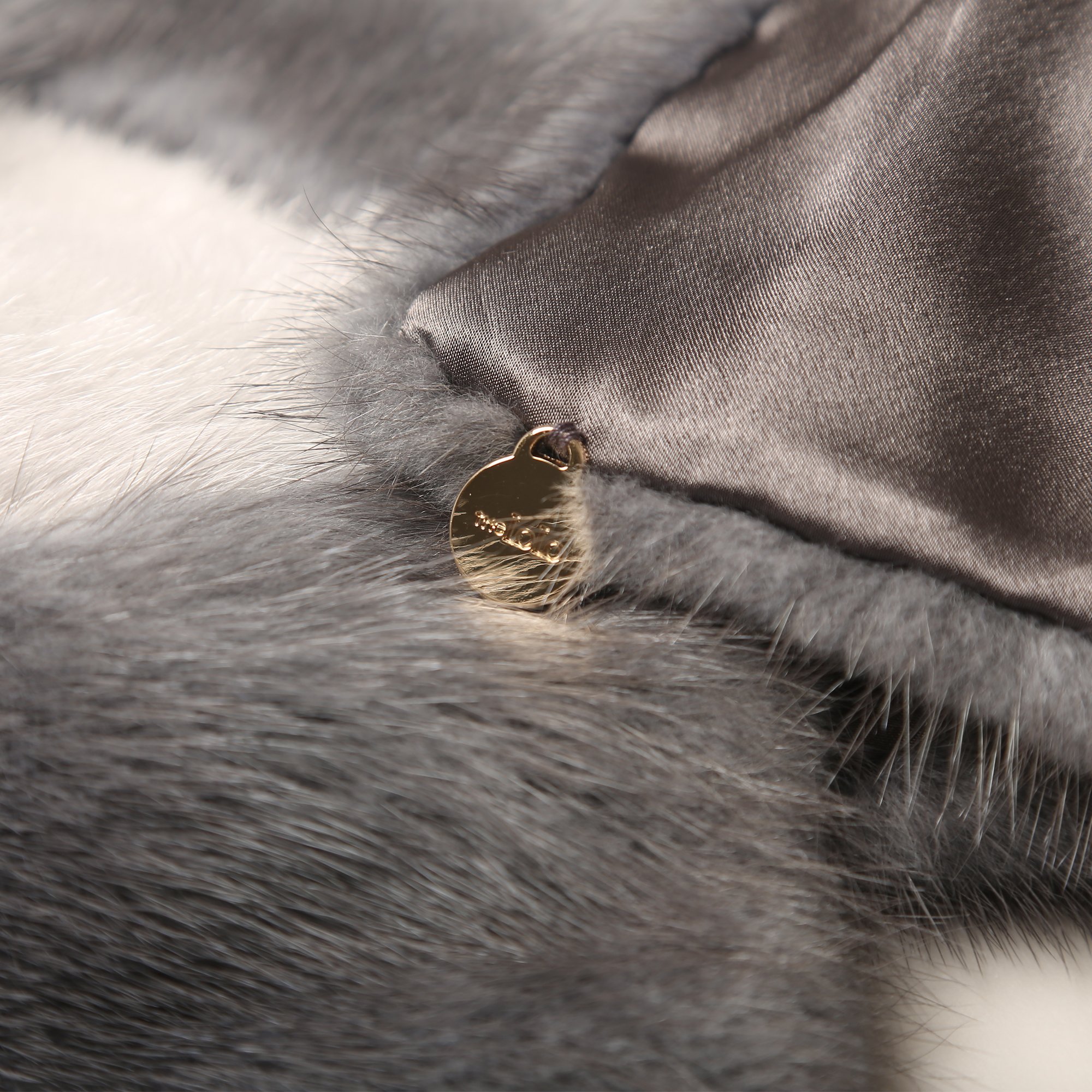 Mink fur scarf, heart-shaped pattern scarf Designed By lolo luxury furs