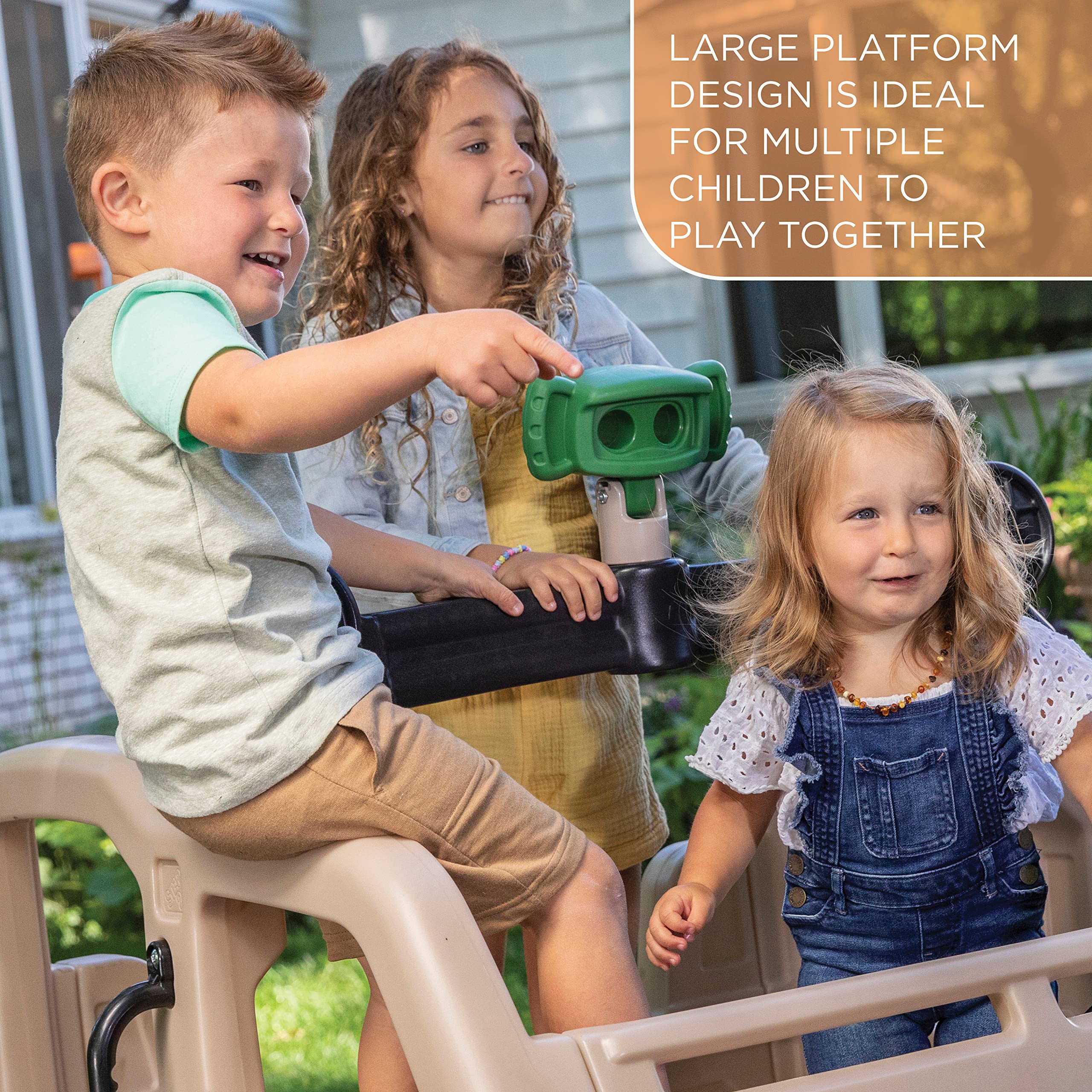 Step2 Truck Climber, Kids Outdoor Playset, Backyard Playground Set, Slide & Climbing Wall, Outside Jungle Gym, for Toddlers 2-5 Years Old