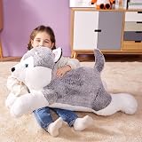 IKASA Large Husky Stuffed Animal Plush 78cm Giant Fluffy Toy Gift view 3