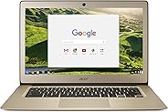 Acer Chromebook 14, Aluminum, 14-inch Full HD, Intel Celeron N3160, 4GB LPDDR3, 32GB, Chrome, Gold, CB3-431-C0AK
