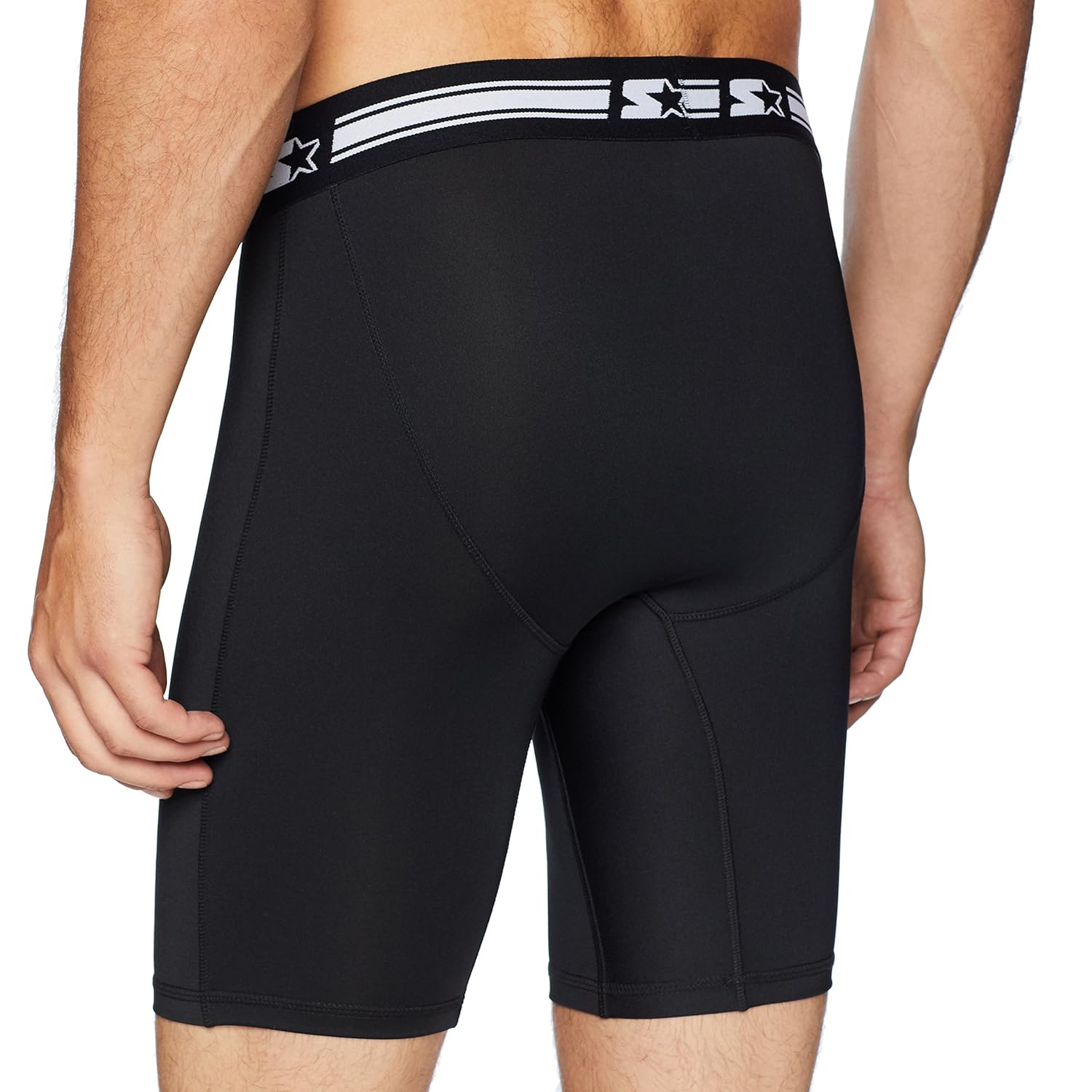 starter men's compression shorts