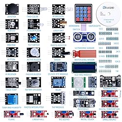 ELEGOO Upgraded 37 in 1 Sensor Modules Kit with