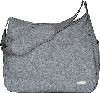 jj cole caprice nappy bag grey heather