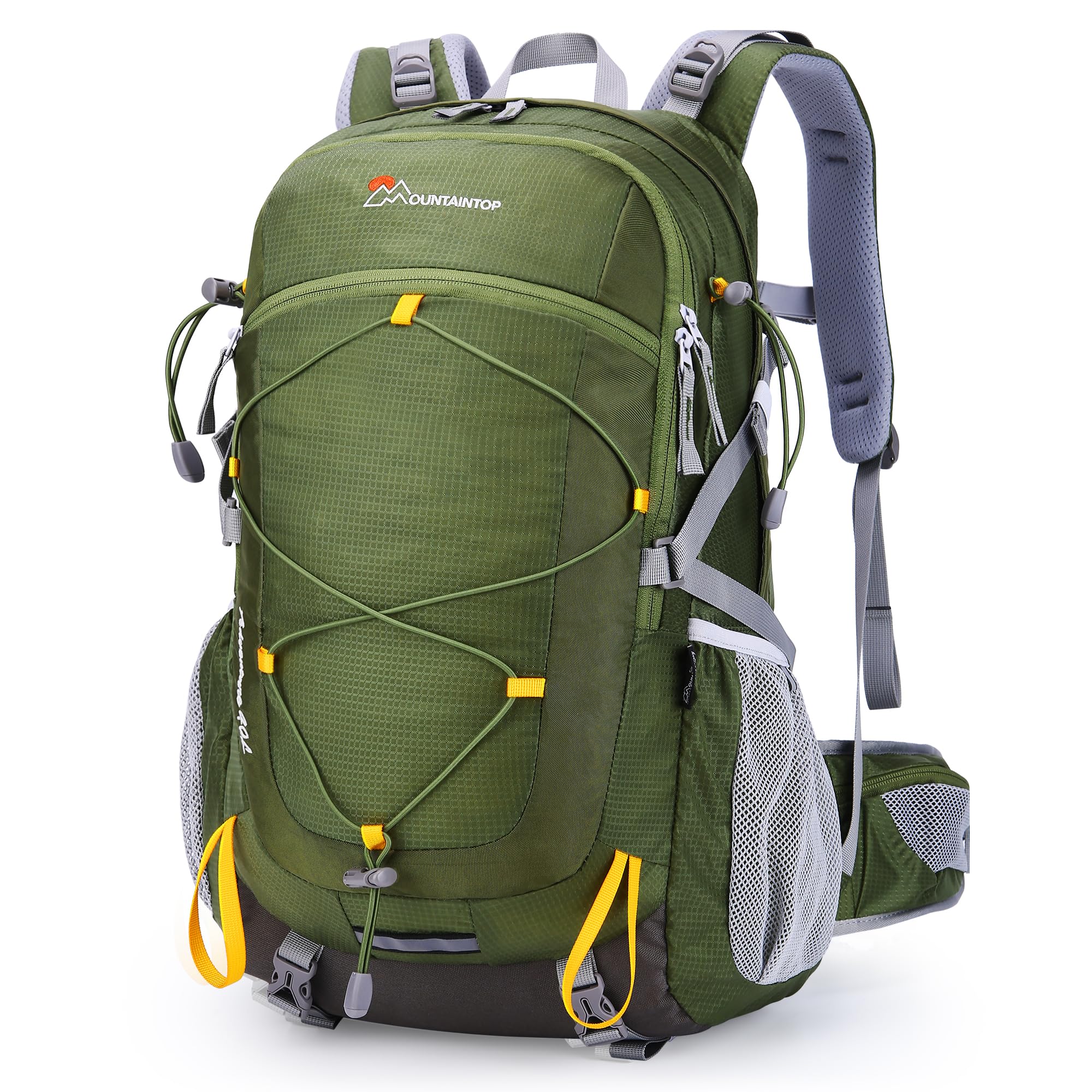 MOUNTAINTOP Hiking Backpack 40L Water Resistent Trekking Rucksack for Men Women Outdoor Traveling pack Daypack 55 x 35 x 25 cm