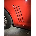 Camaro Gill Decals, Chevy Matte Black Vent Stickers, Please Message Us Your Color Choice (Default: Matte Black)