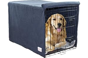My Doggy Place Small Dog Crate Cover, 36" x 24" x 24" Charcoal - Machine Washable Dog Kennel Cover with 4 Corner Zippers - Ultra Absorbent Warm Microfiber Chenille Fabric Crate Covers for Dog Cages