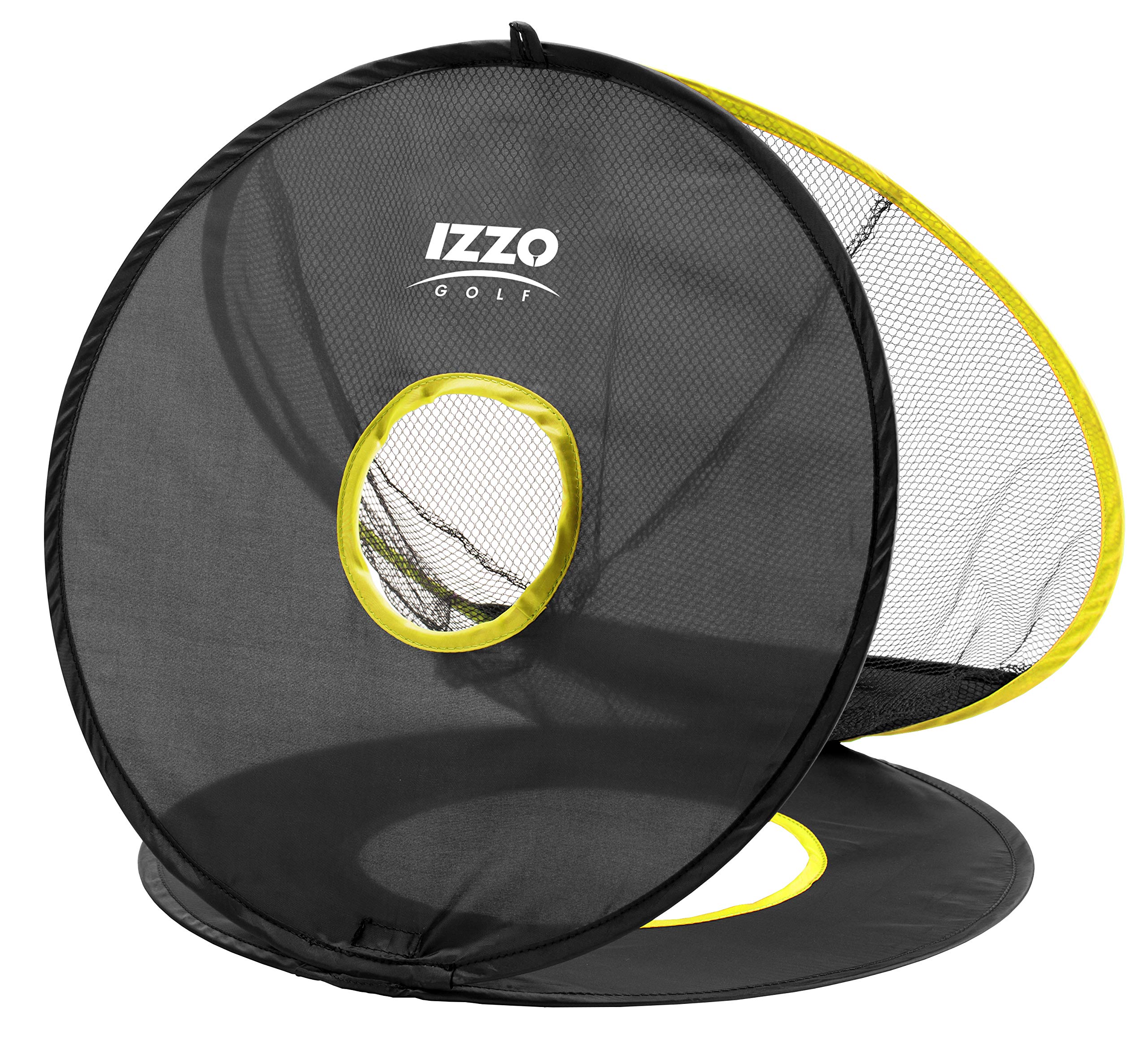 IZZO Golf 20032 Triple Chip Net, Black / Yellow