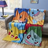 Pokemon Character Throw Blanket &ndash; Soft and Cozy 46&rdquo; x 60&rdquo; Micro Raschel Blanket &ndash; Lightweight Plush Ultra Soft Throw for Boys &amp; Girls