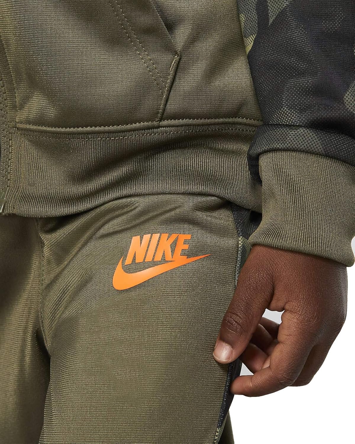 kids nike camo tracksuit