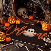 Artoid Mode Boo Halloween Welcome Doormat, Home Decor Low-Profile Switch Rug Door Mat Floor Mat for Indoor Outdoor 17x29 Inch