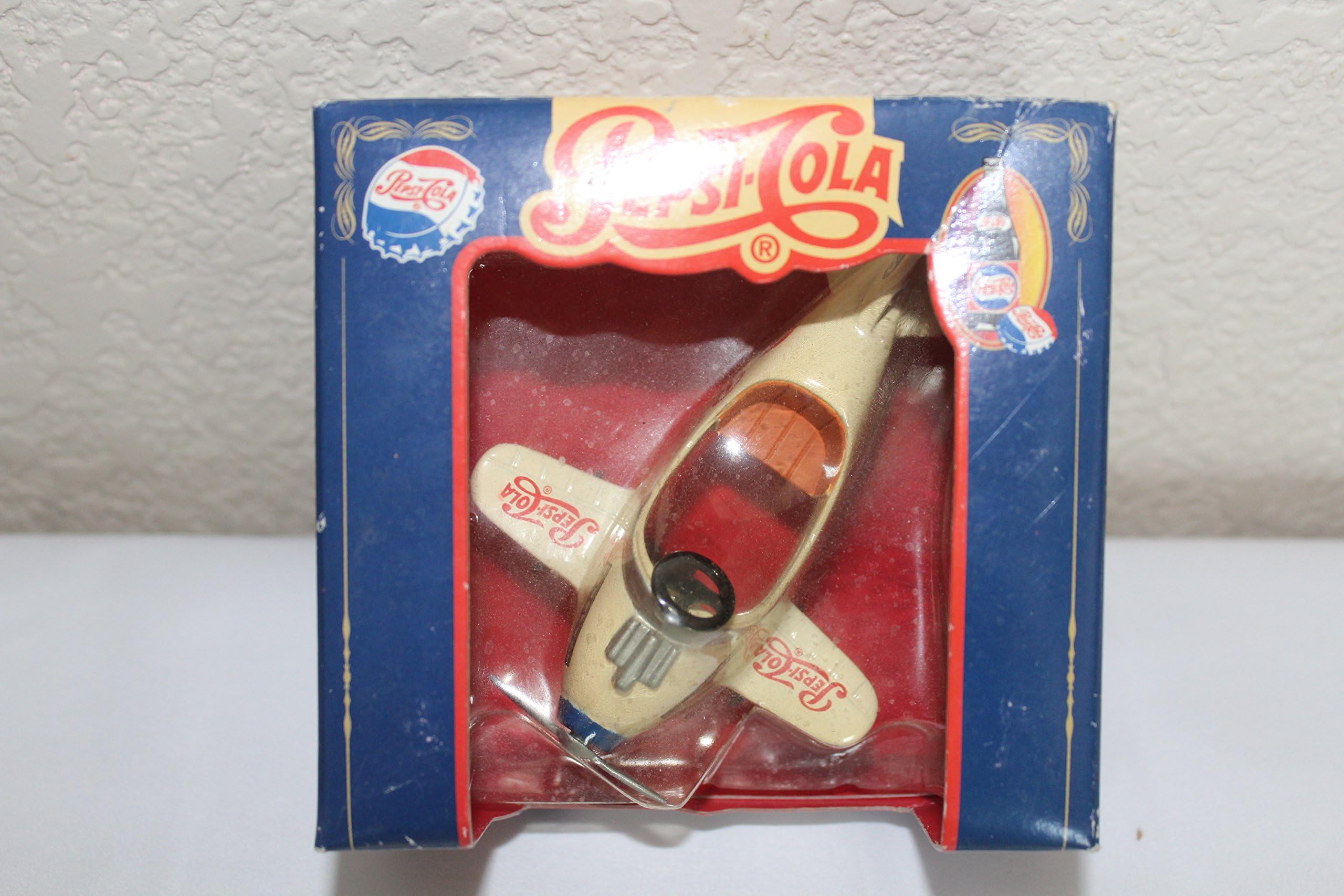 Pepsi Cola Die Cast Pedal Plane (Blue)