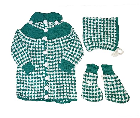 new born baby woolen set