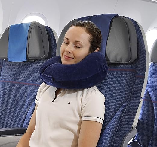 Amazon Com Travelmate Memory Foam Neck Pillow With Variable