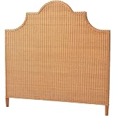 Bali &amp; pari Melanie Bohemian Light Honey Rattan King Size Standalone Headboard