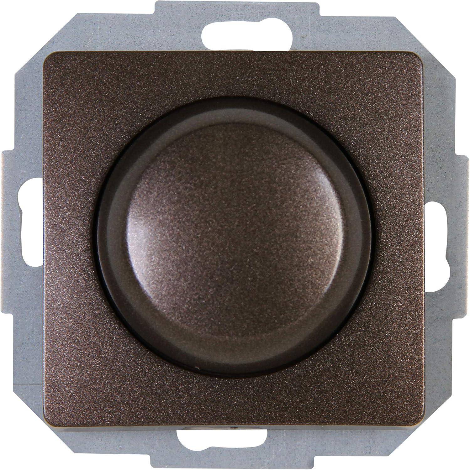 Kopp 846026084 Druck-Wechsel Pressure Change dimmer, Rosewood Brown, Universal-Druck-Wechsel