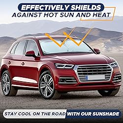 EcoNour Car Sun Shade Windshield | Reflective Car