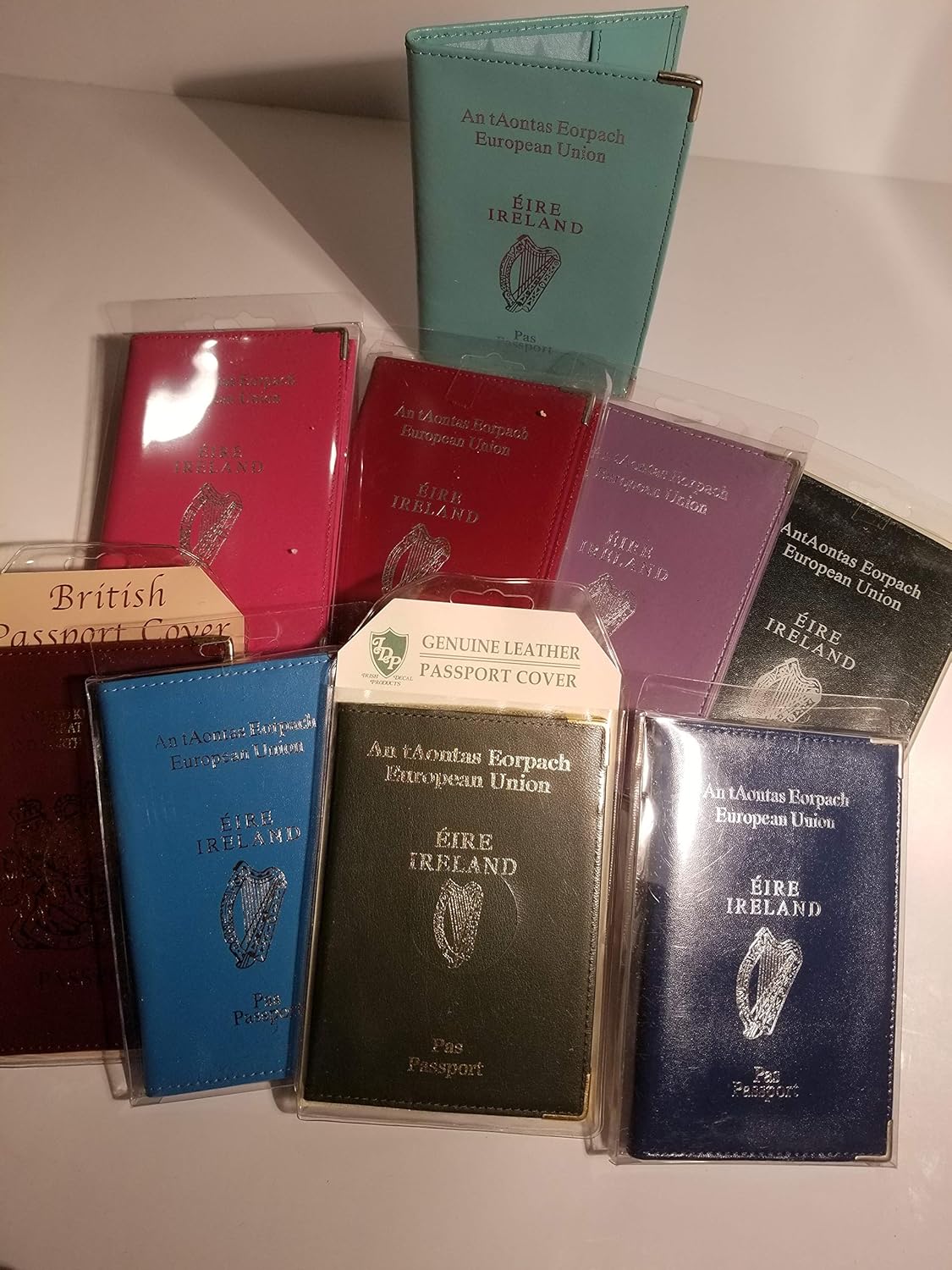 IRISH GIFT PRODUCTS Irisih/British Passport Cover Holder