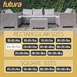 Futura Premium Rectangular Garden Furniture Cover 200x160x70cm 600D view 8