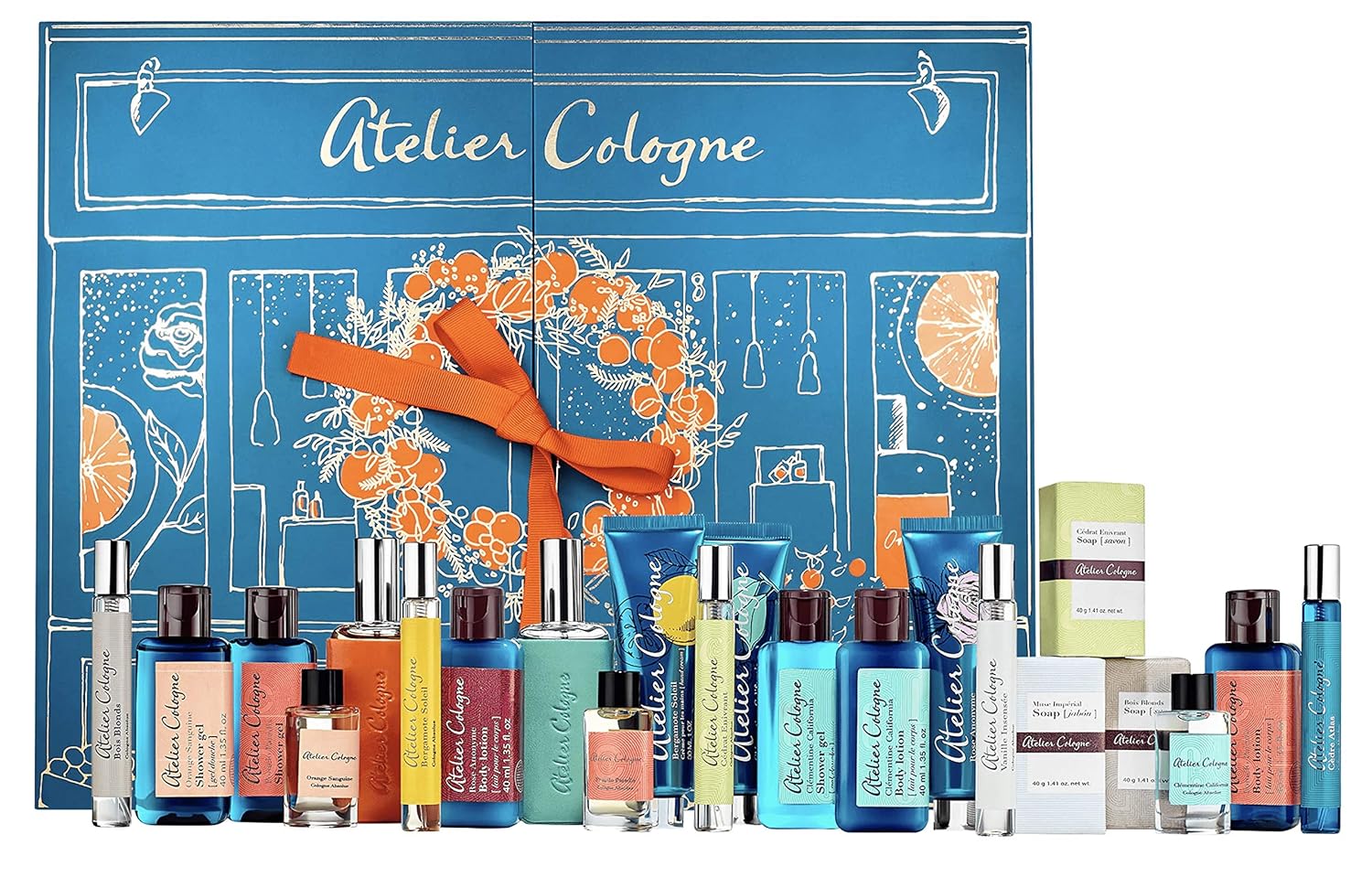 Amazon Com Atelier Cologne Deluxe Advent Calendar 24pc Set Beauty