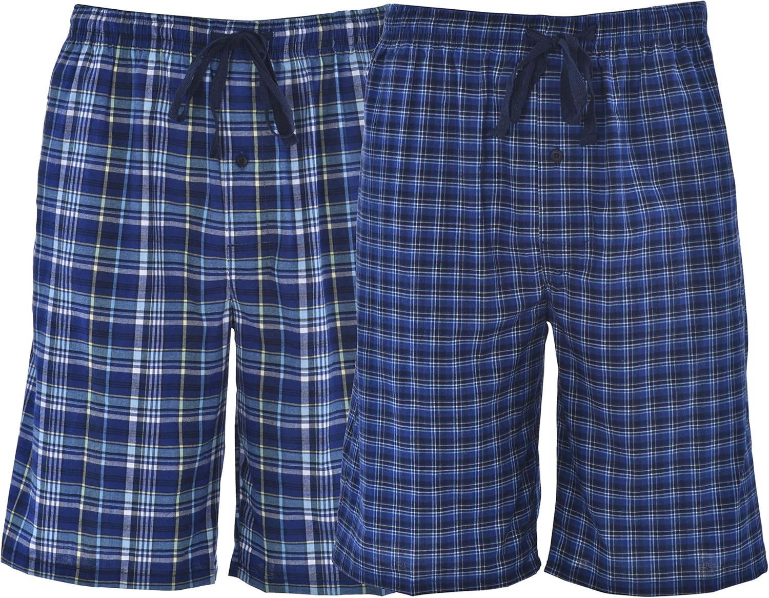 Hanes Men’s & Big Men’s Woven Stretch Pajama Shorts – 2 Pack at  Men’s Clothing store