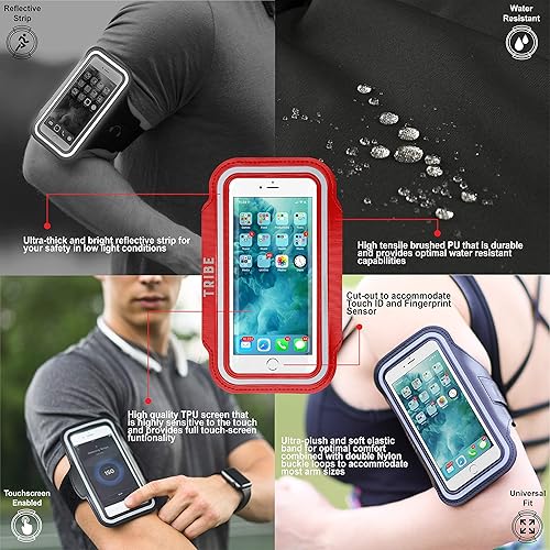 TRIBE Running Phone Holder iPhone Galaxy Cell Phone
