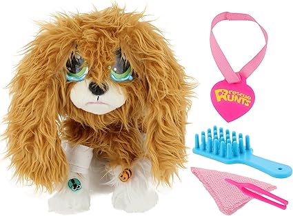 peluche perro abandonado