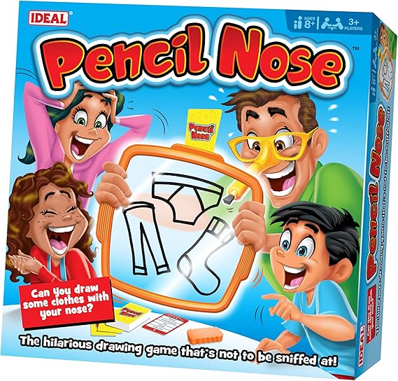 Ideal 10900 Pencil Nose Family Game 