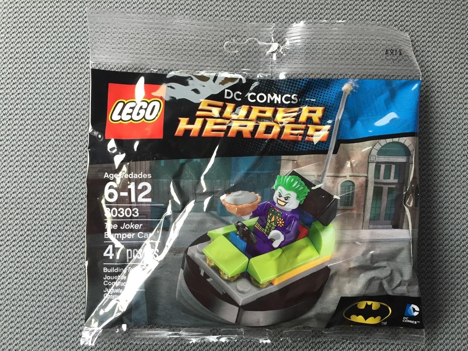 lego joker bumper car