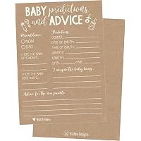 thumbnail image 2 of Baby Shower Advice Cards - 25 Prediction Game Cards For New Parents 2 of 13