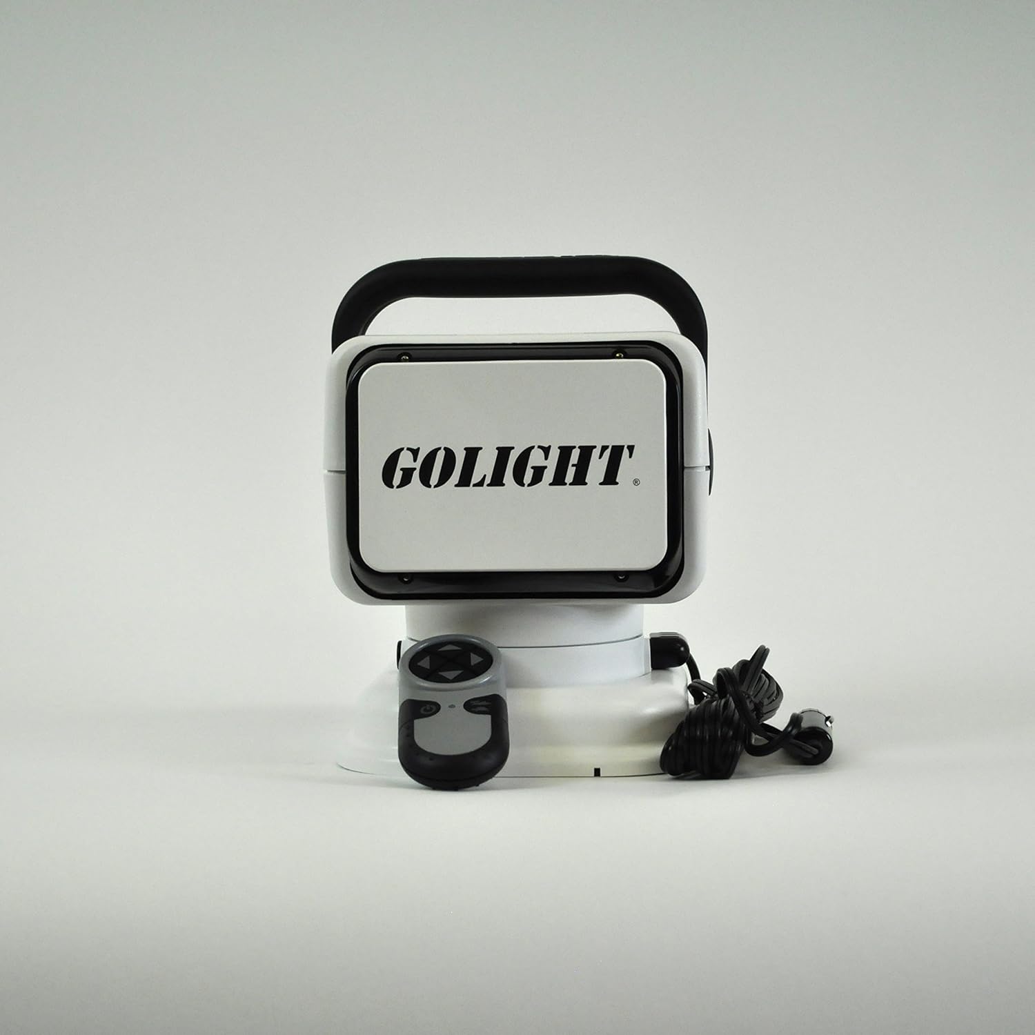 GoLight RadioRay Portable Searchlight with Magnetic Shoe, White : Boating Spotlights : Sports & Outdoors