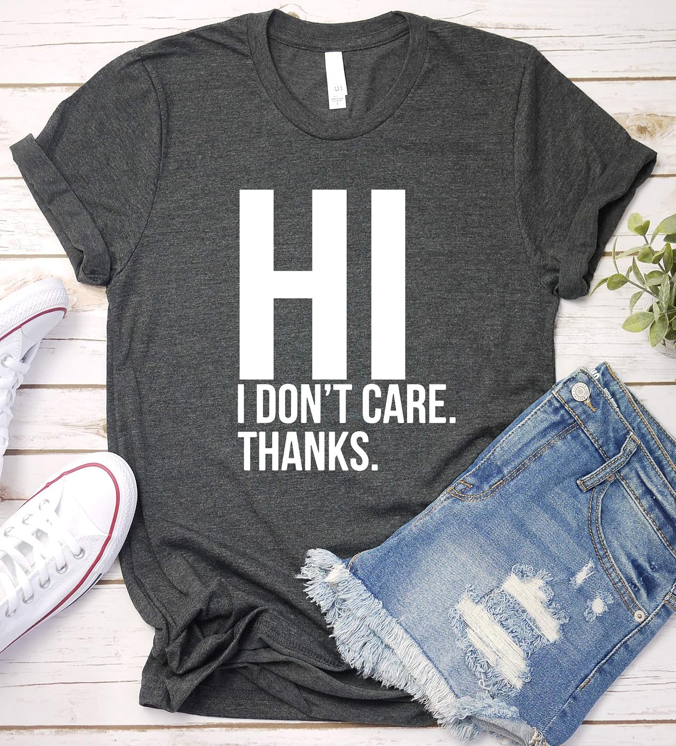 "I'm Actually A Delight" Funny Women's T-Shirt - Sarcastic Humor Short Sleeve Tee, Casual Graphic Top