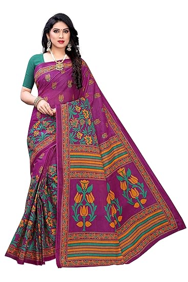 Womens Pure Cotton Saree Without Blouse(SH- Pure Cotton 100%1057)