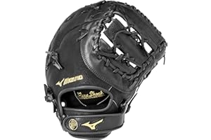 Mizuno Prospect PowerClose Youth Baseball Glove Series I V-Flex Notch I Parashock Palm Pad I Buttersoft Palm Liner