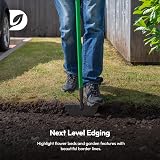 Hardys Garden Tools Carbon Steel Lawn Edger Half Moon T Handle 91cm view 5