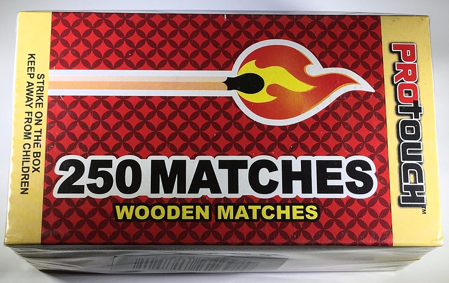 Strike on the Box Wooden Matches Long 250 Count ( 2 Pack) Total of
