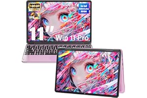 Svikou 11" Touchscreen 2-in-1 Convertible Pink Laptop for Business&Students, in tel N100 CPU,16G DDR4 RAM,512G SSD,FHD 1920 * 1200 IPS,Win 11 Pro PC,Backlit Keyboard, WiFi, Type-C,HDMI, Oval Trackpad