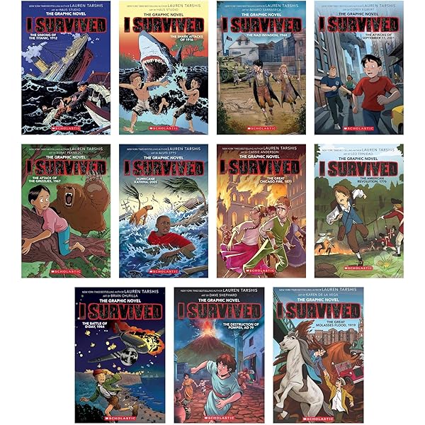 I Survived Series Complete Set (24 Books): Lauren Tarshis
