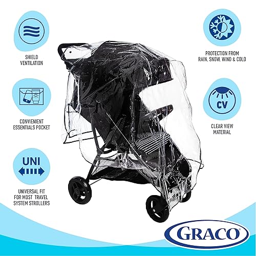 Graco Universal Infant Travel System Rain Cover, Baby Car Seat