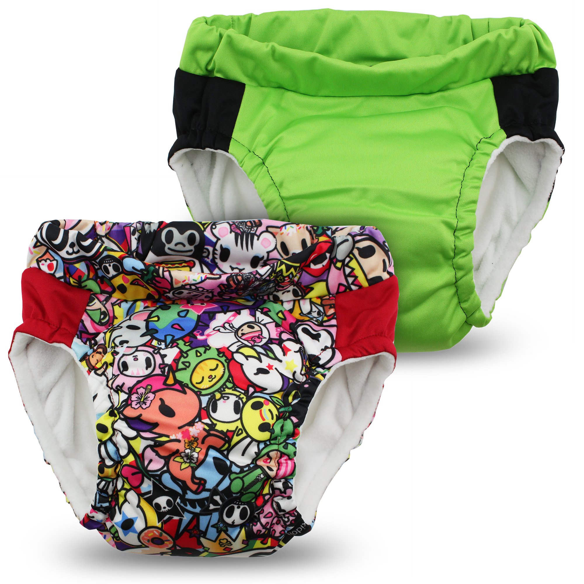 Kanga Care Lil Learnerz Training Nappies (Medium, tokiJoy and Tadpole)
