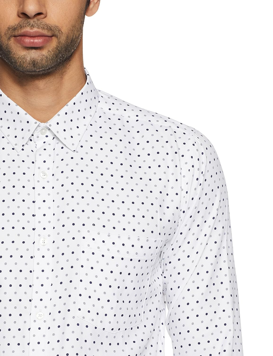 next look men's solid slim fit formal shirt