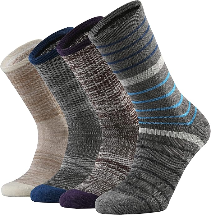 ONKE Men's Merino Wool Moisture Wicking Thermal Outdoor Hiking Heavy