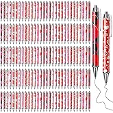 Resurhang 150 Pcs Valentine Ballpoint Pens Bulk Heart Holiday Novelty Pens 0. 5 mm Retractable Black Ink Decorative for Kids Office School Party Favor Supplies Women Gift