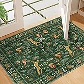 DUKINO 2x3 Rug, Washable Animal Rugs for Entryway, Non Slip Indoor Door Mat, Soft Low Pile Small Area Carpet for Entrance, Be