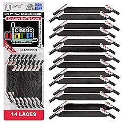 uLace Classic No-Tie Shoelaces - Shoe Laces for