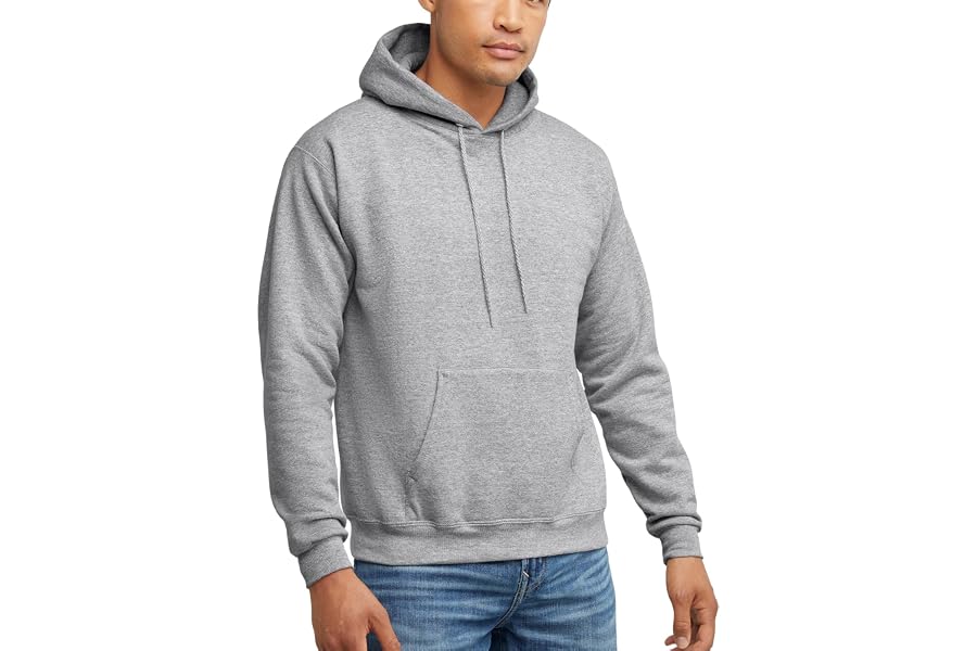 Hanes Men's Hoodie - EcoSmart Fleece Hooded Sweatshirt for Men & Women - Midweight Fleece - Big & Tall Available