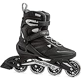 Rollerblade Zetrablade Men's Adult Fitness Inline Skate, Black and Silver