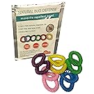 10pk All Natural Bug Defense Mosquito Repellent Bracelets – Keep Pests Away for Up to 250 Hours – Deet Free Natural Essential Oils – No Spray, No Mess, Bold Colors, One Size for Adults and Kids