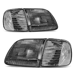 oEdRo Halogen Headlights Replacement w/Corner
