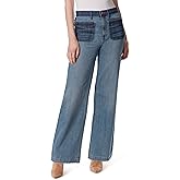 Jessica Simpson Womens Tease High Rise Wide Leg Jean Plus