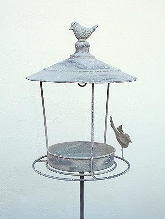 Vogelfutterhaus Auf Stab Aus Metall 100 Cm Amazon De Haustier